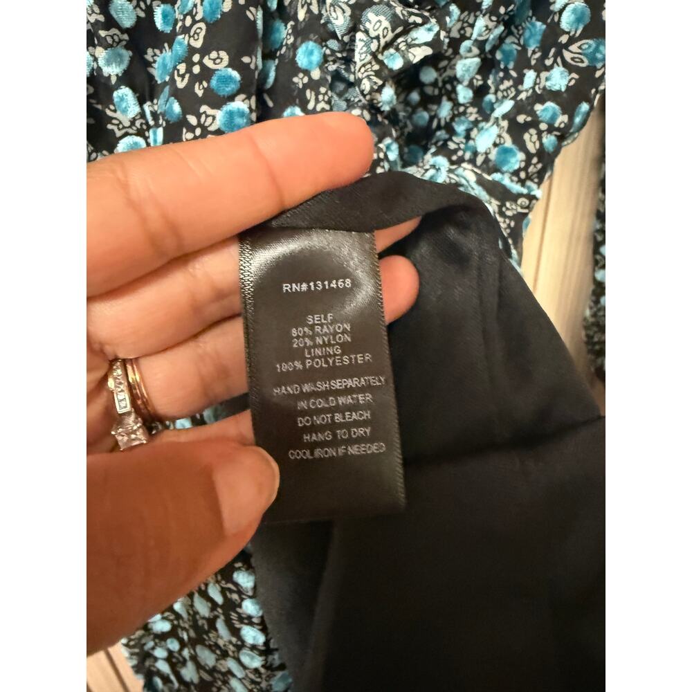 Vici Ruched Ruffle Long Sleeve Mini Dress Medium - Picture 9 of 13
